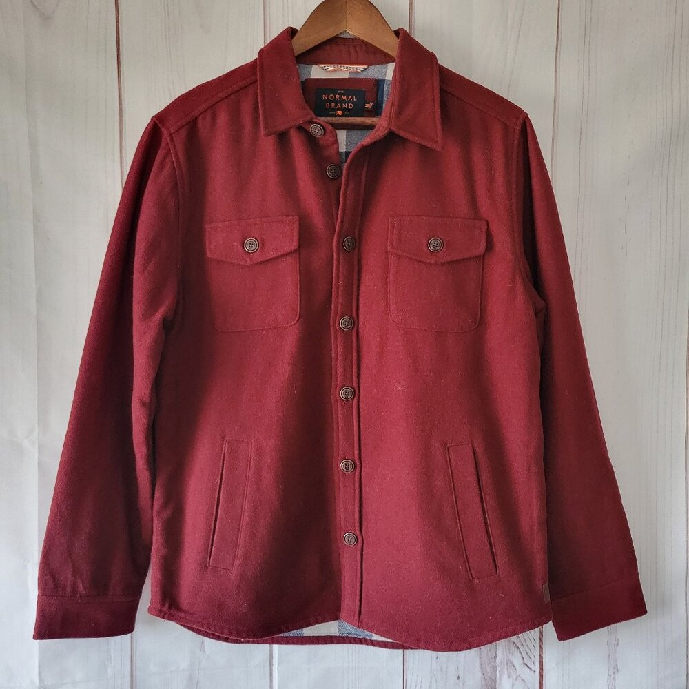 The Normal Brand Logan Ski Lodge Jacket, Wool Blend, Women’s M, Oversized, Lined